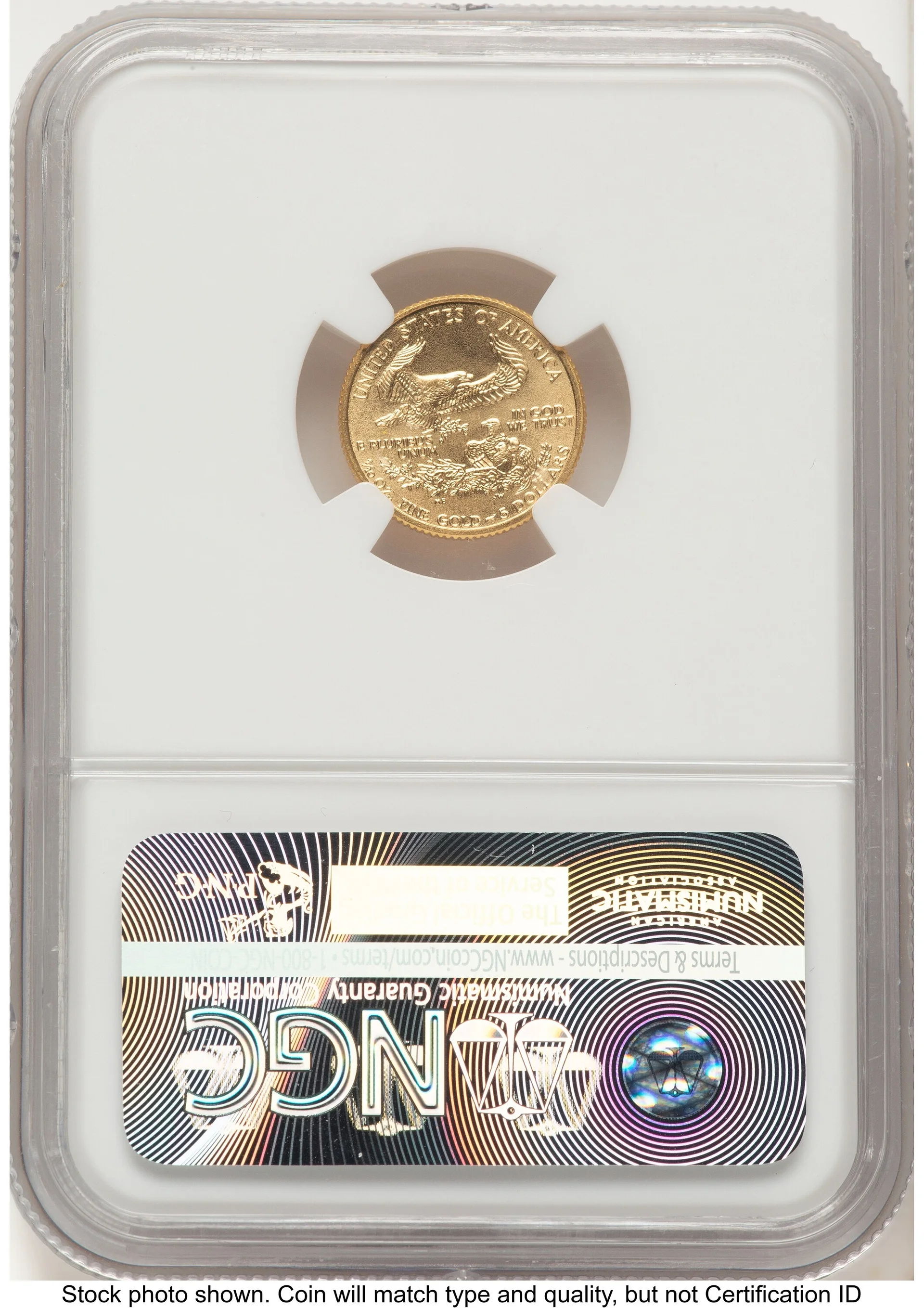 1994 Gold Eagle 1/10 oz Brown Label - 2