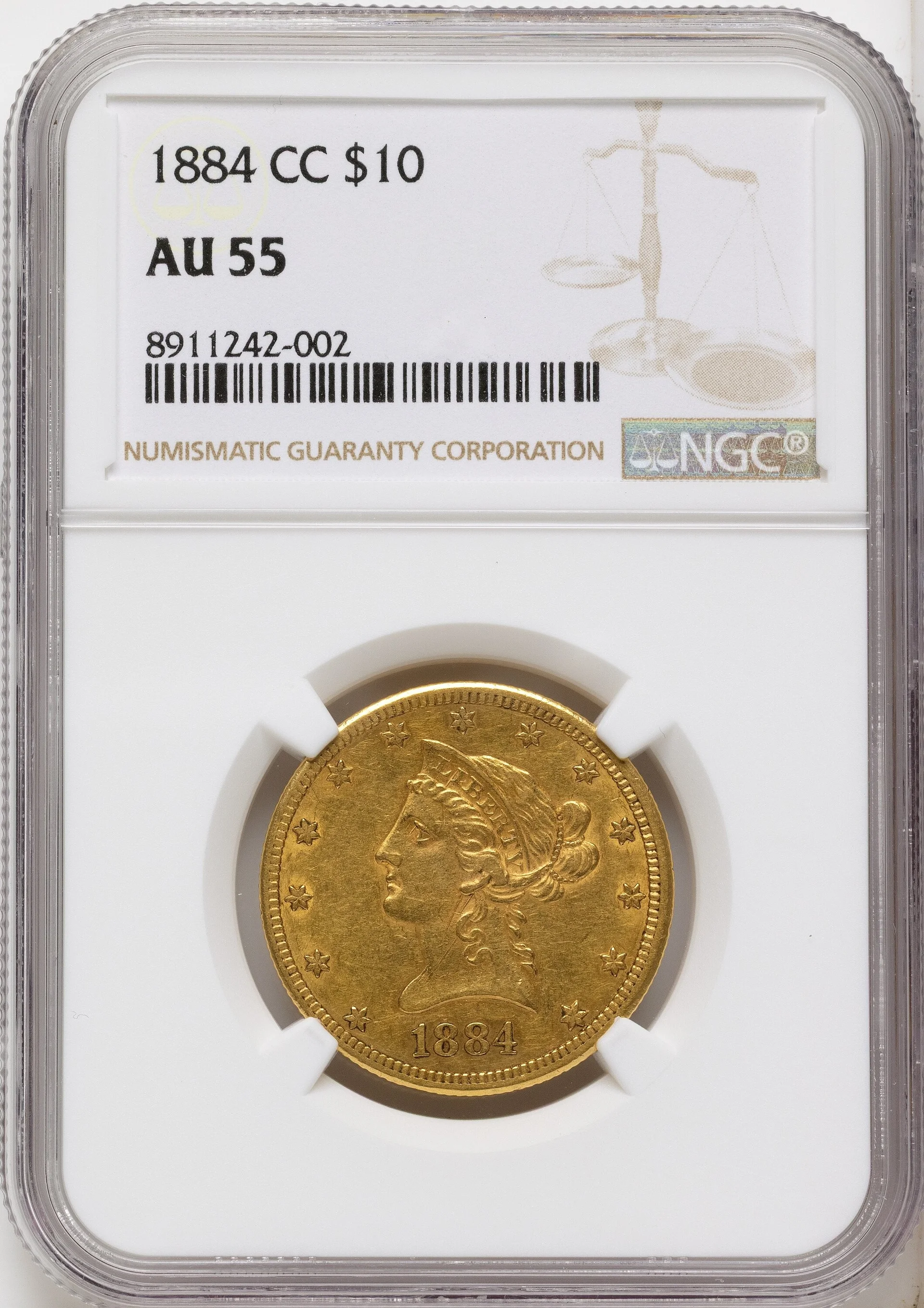 1884-CC $10 - 1