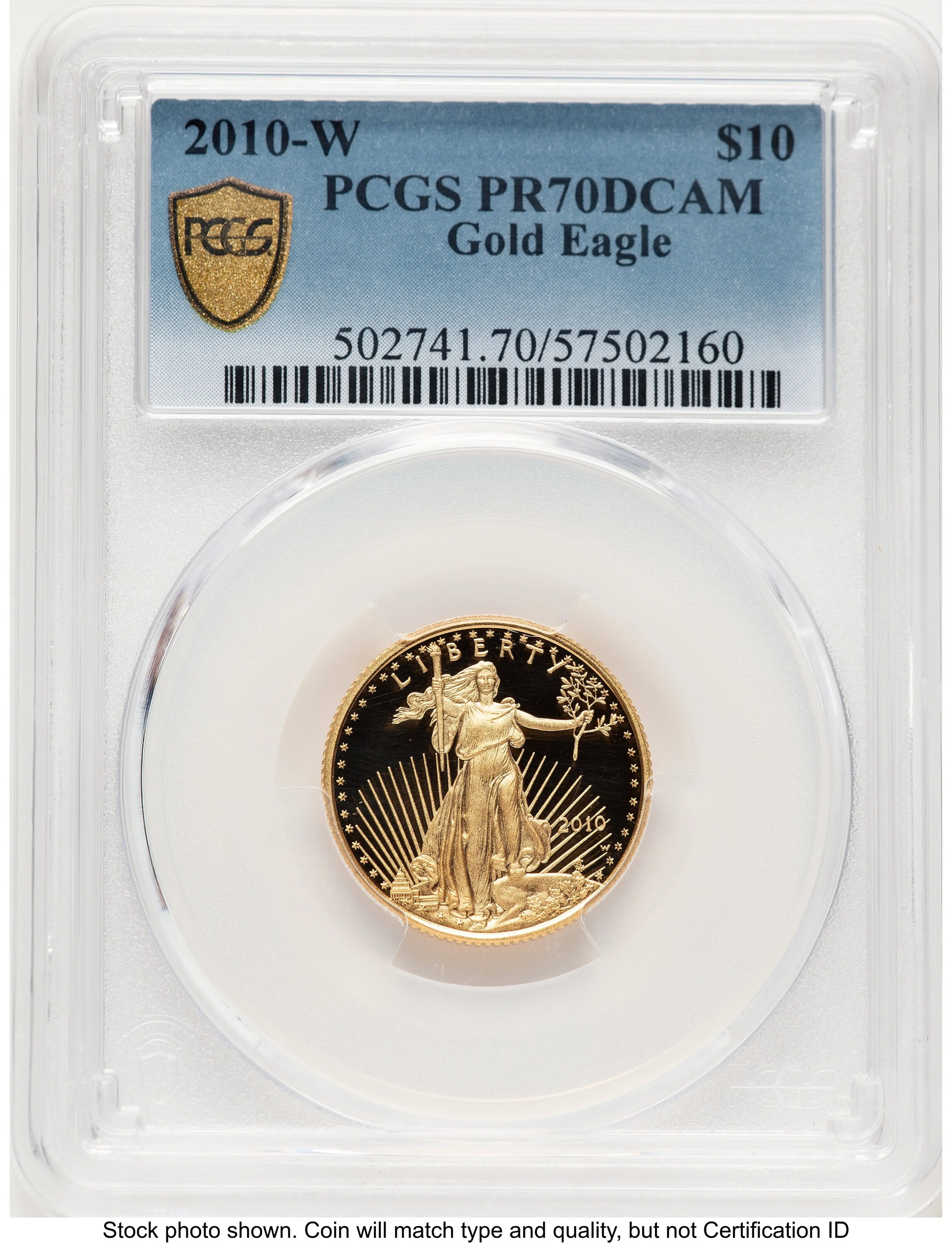 2010-W Proof Gold Eagle 1/4 oz