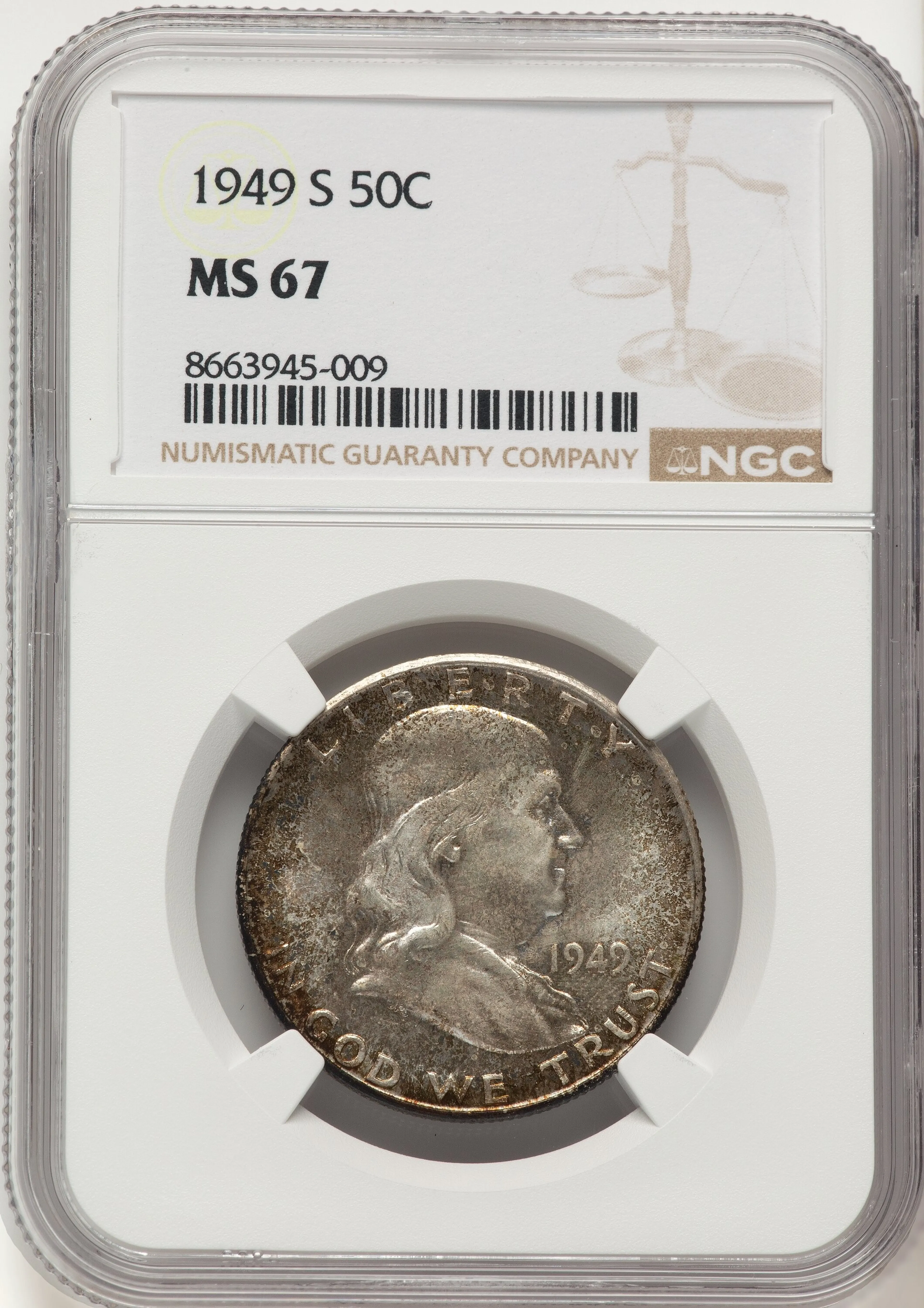 1949-S 50C, MS - Image 1