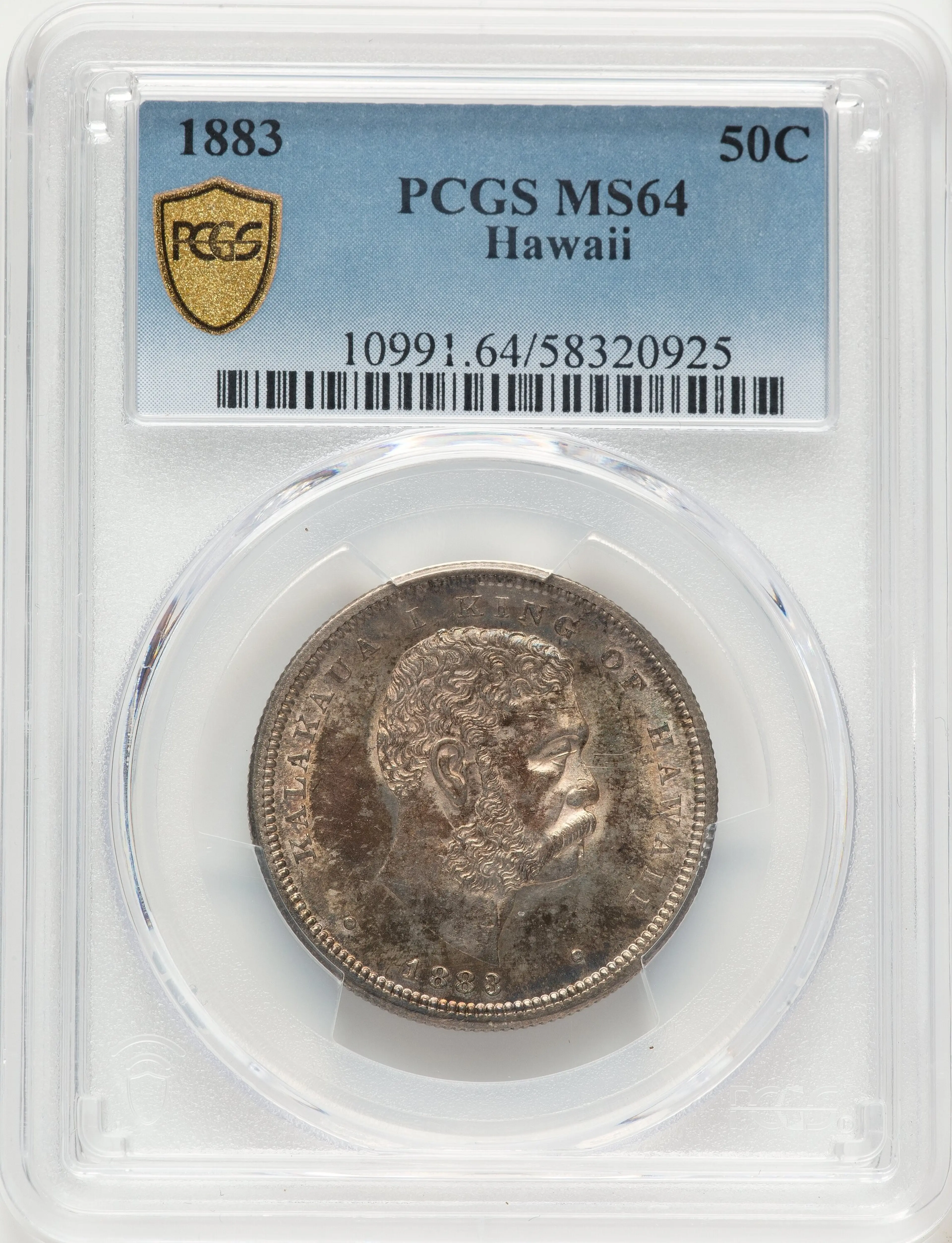 1883 Hawaii Half Dollar