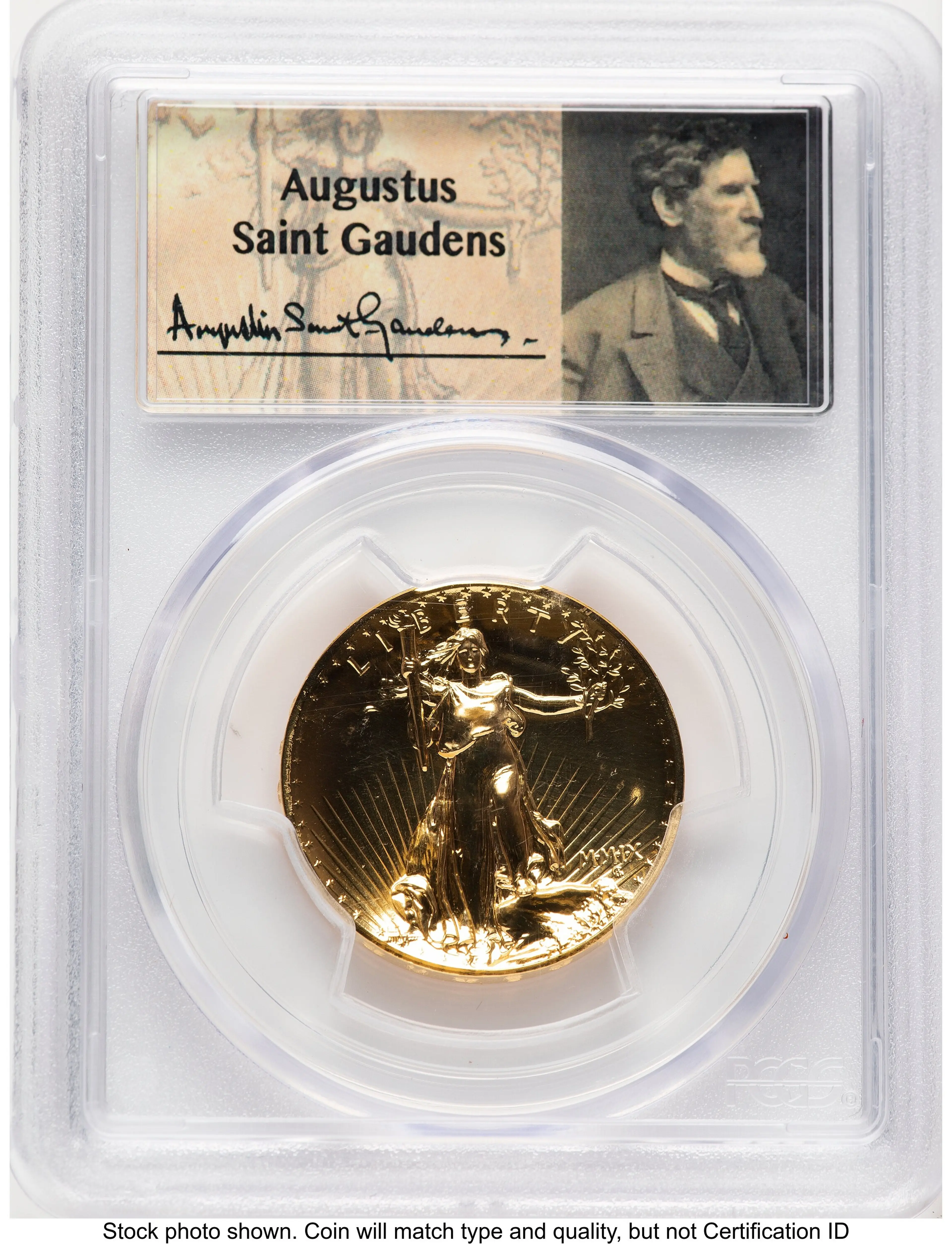 2009 G$20 Ultra High Relief, PL Saint Gaudens Label