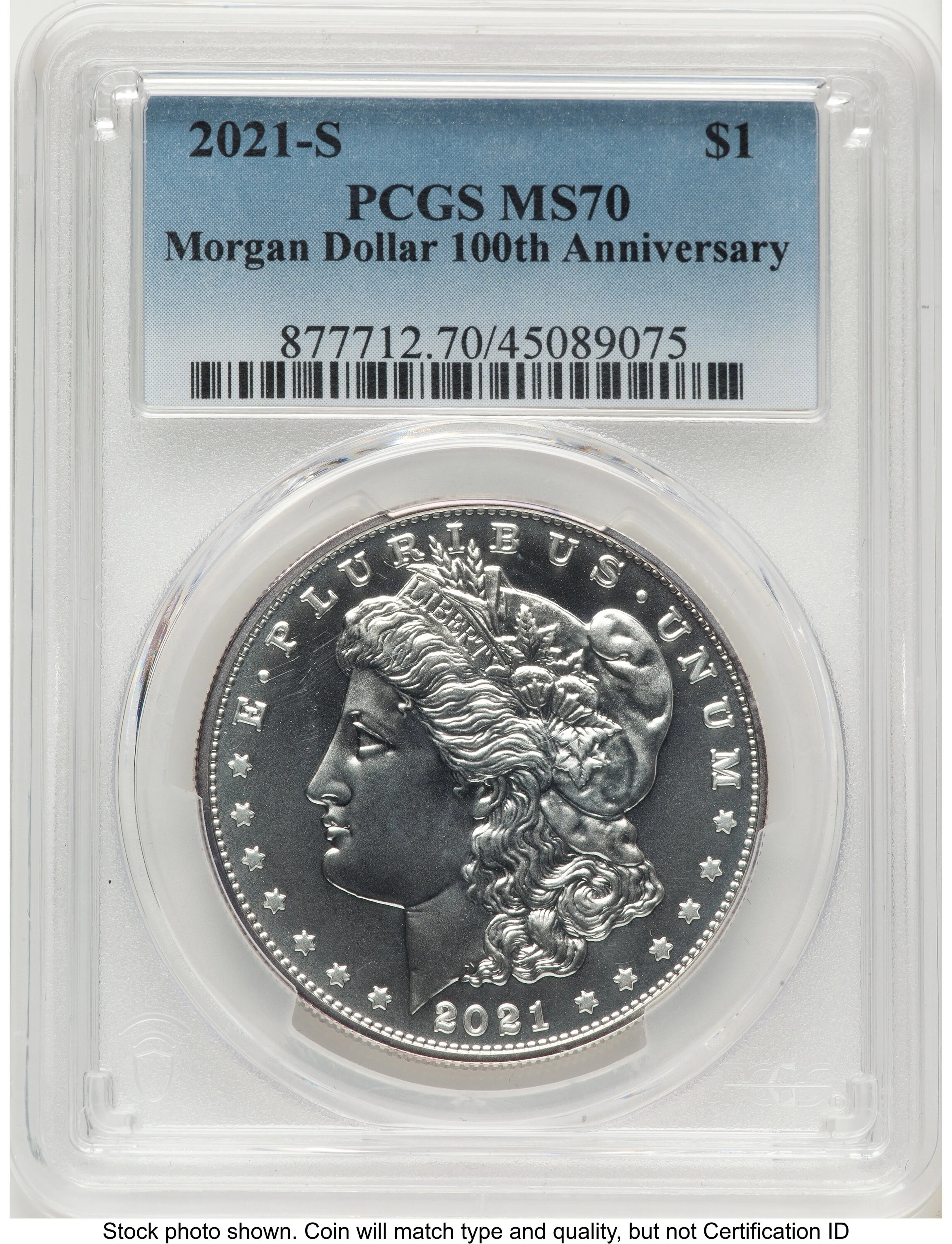 2021-S S$1 Morgan Dollar, MS - Image 1