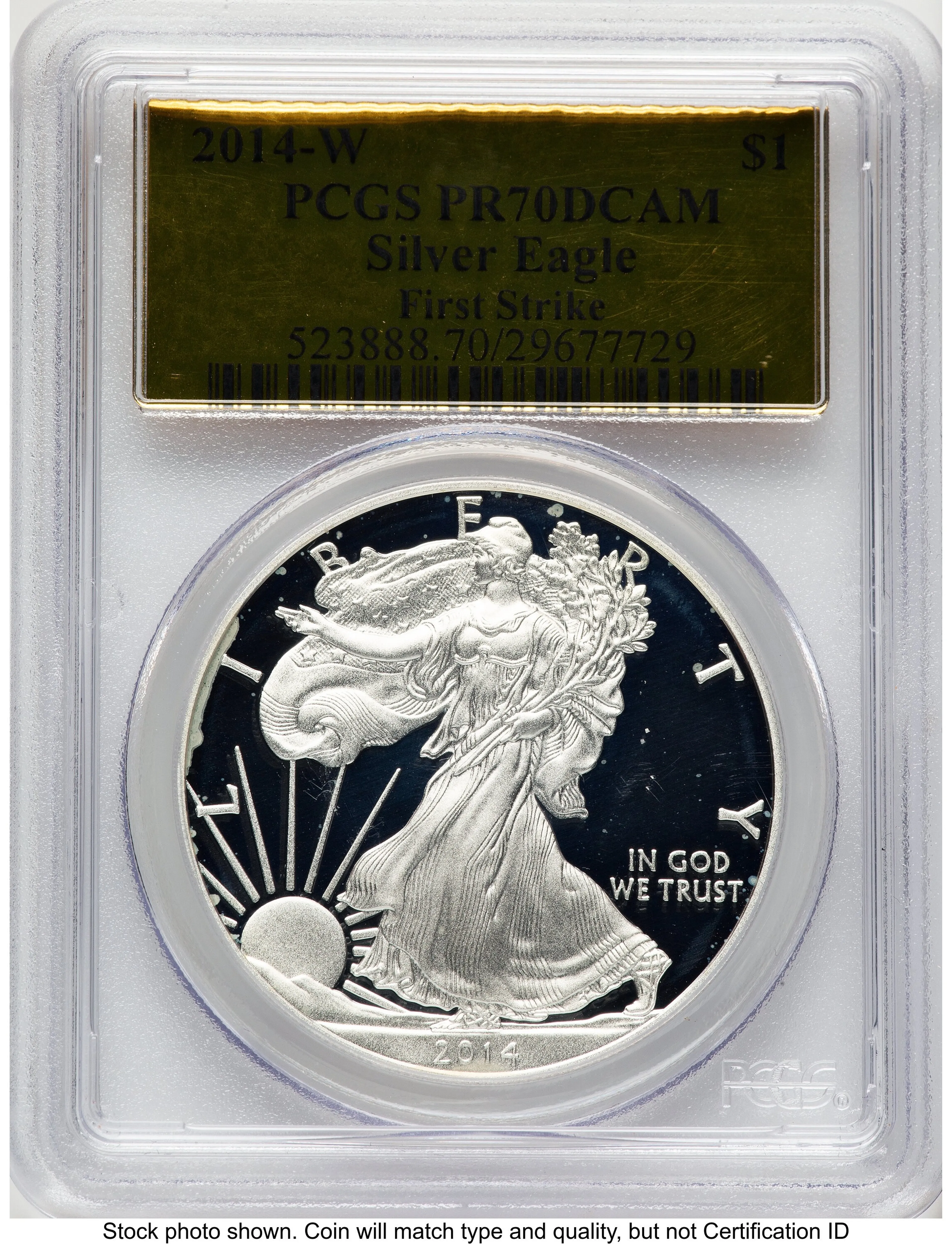 2014-W Proof Silver Eagle 1 oz FS - Image 1