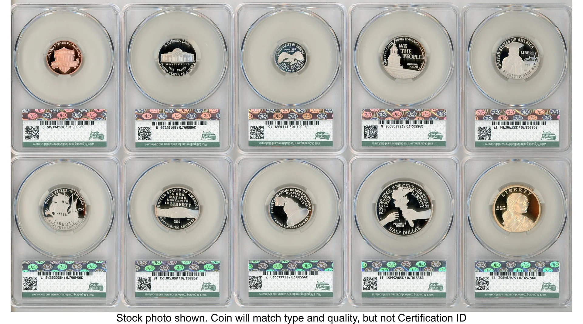 2026 10 Coin Semiquincentennial Clad Proof Set Advanced Delivery Ron Drzewucki America 250 - 2