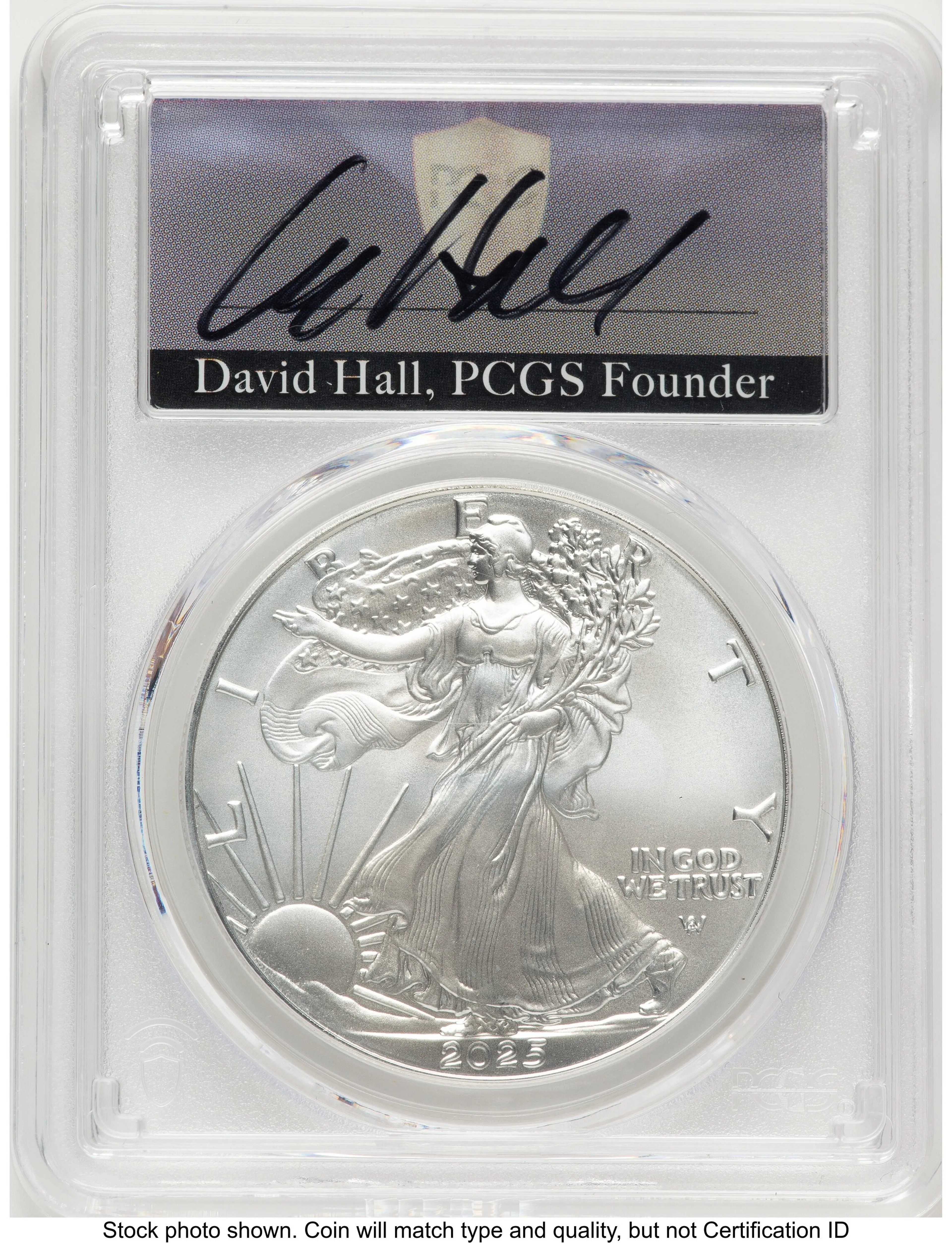 2025 Silver Eagle FDI David Hall - Image 1