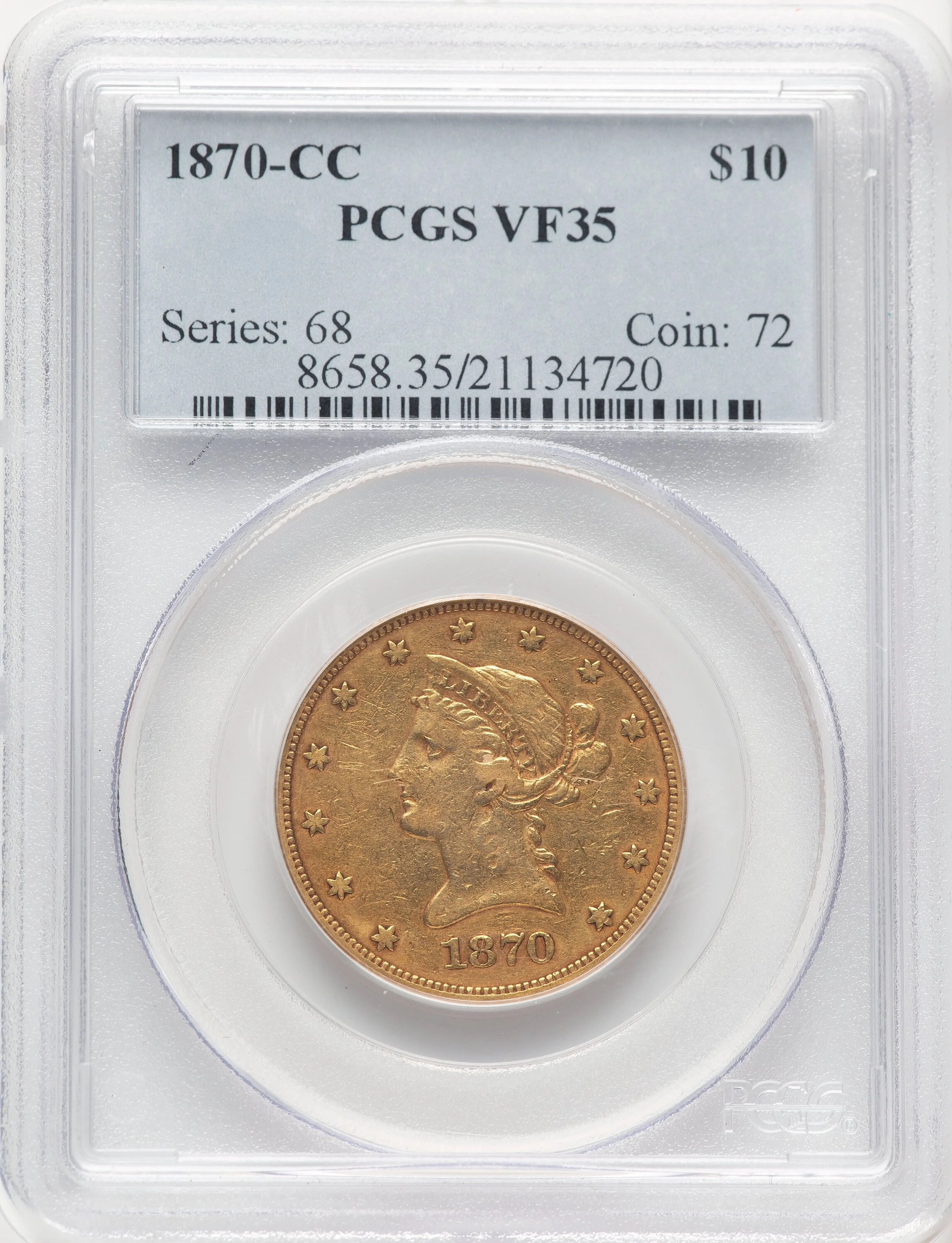 1870-CC $10 - Image 1