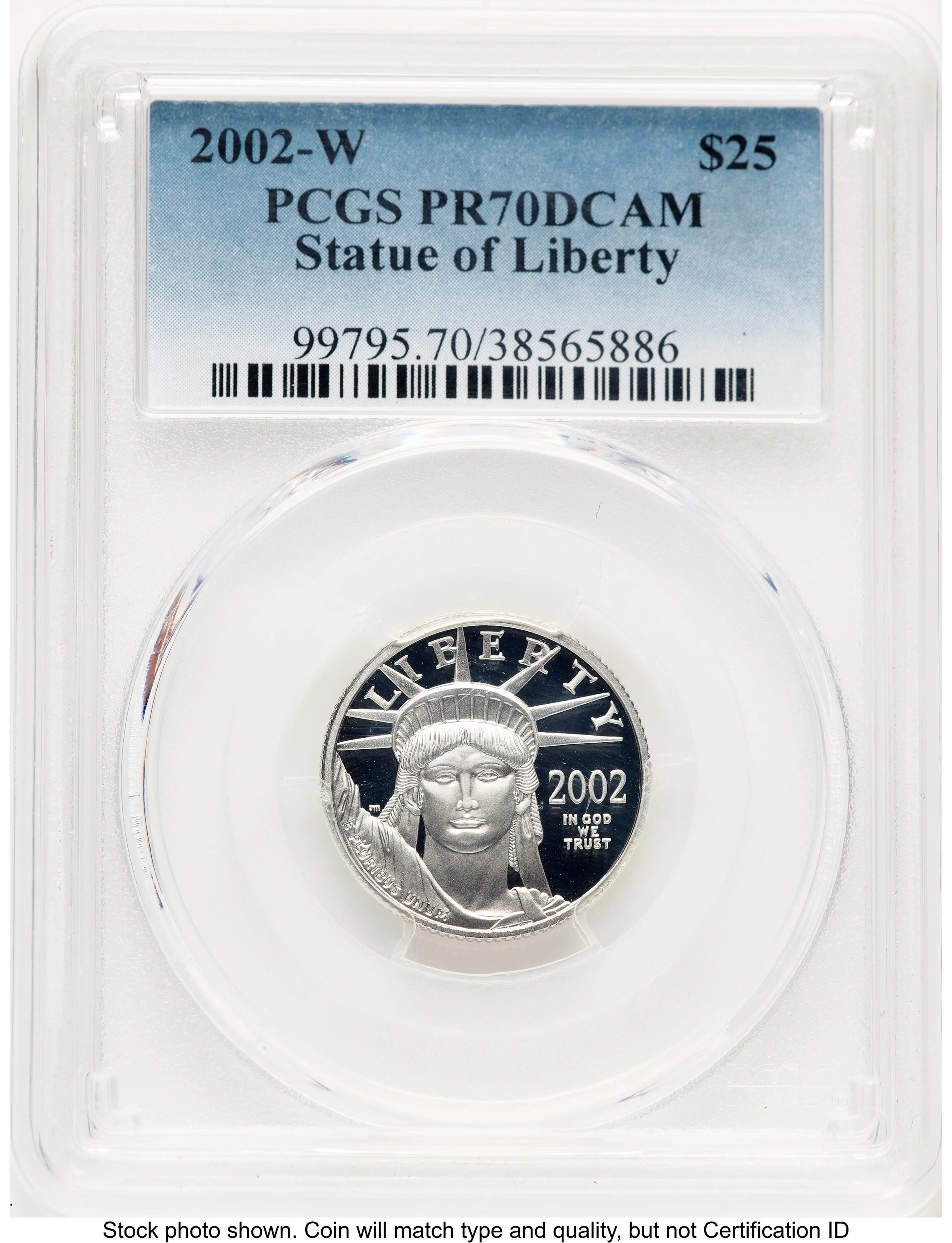 2002-W Proof Platinum Eagle 1/4 oz