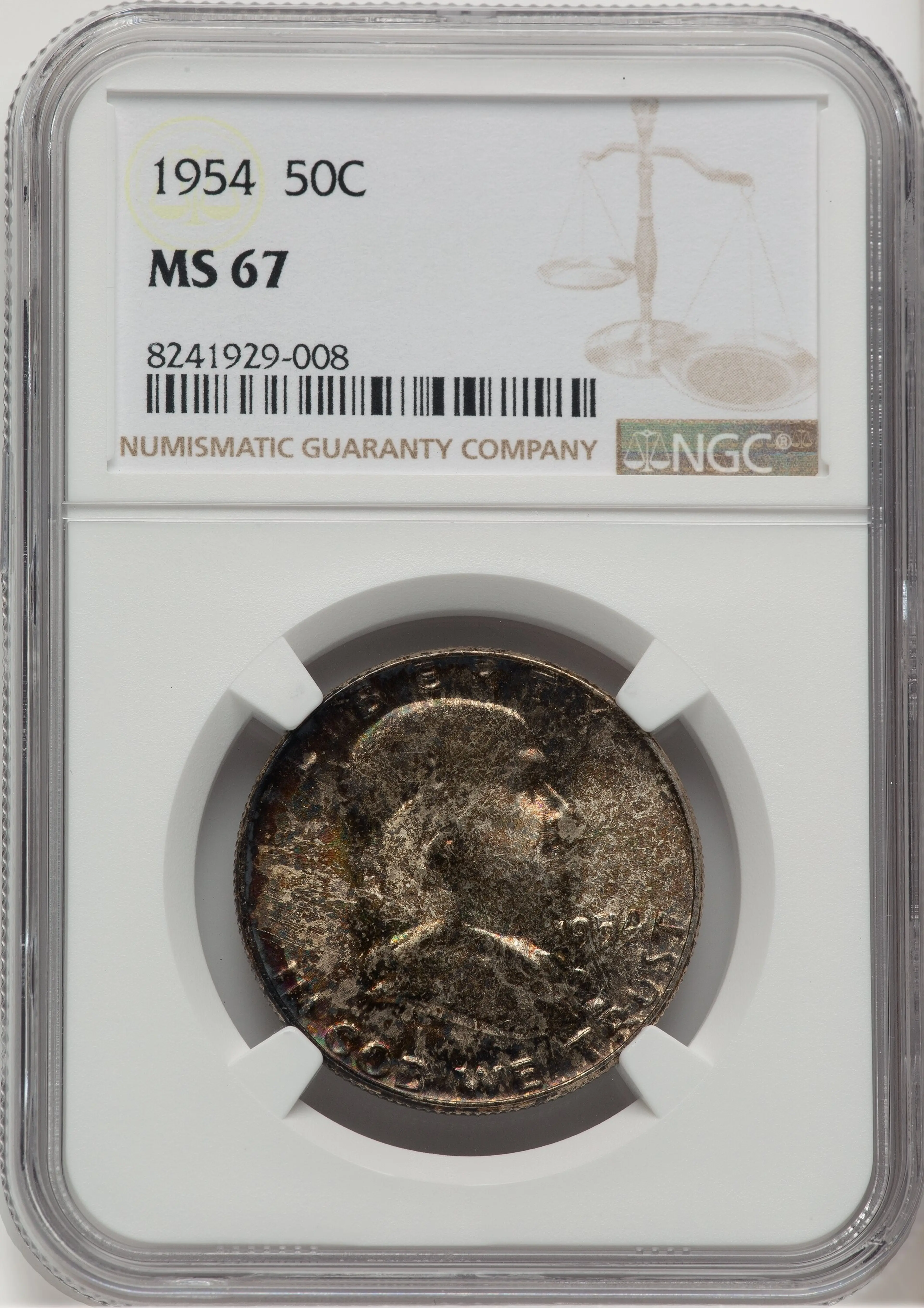 1954 50C, MS