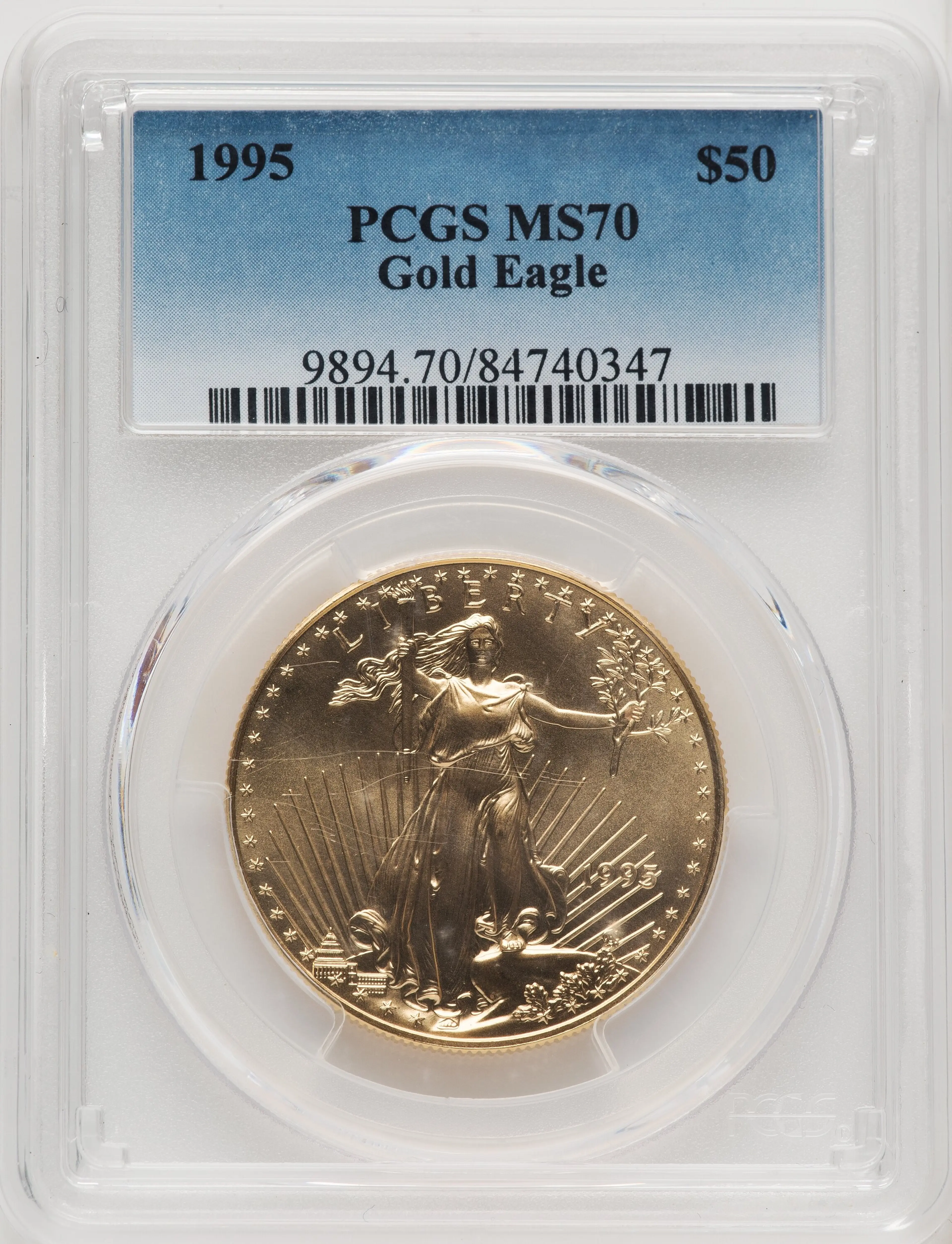 1995 $50 One-Ounce Gold Eagle, MS