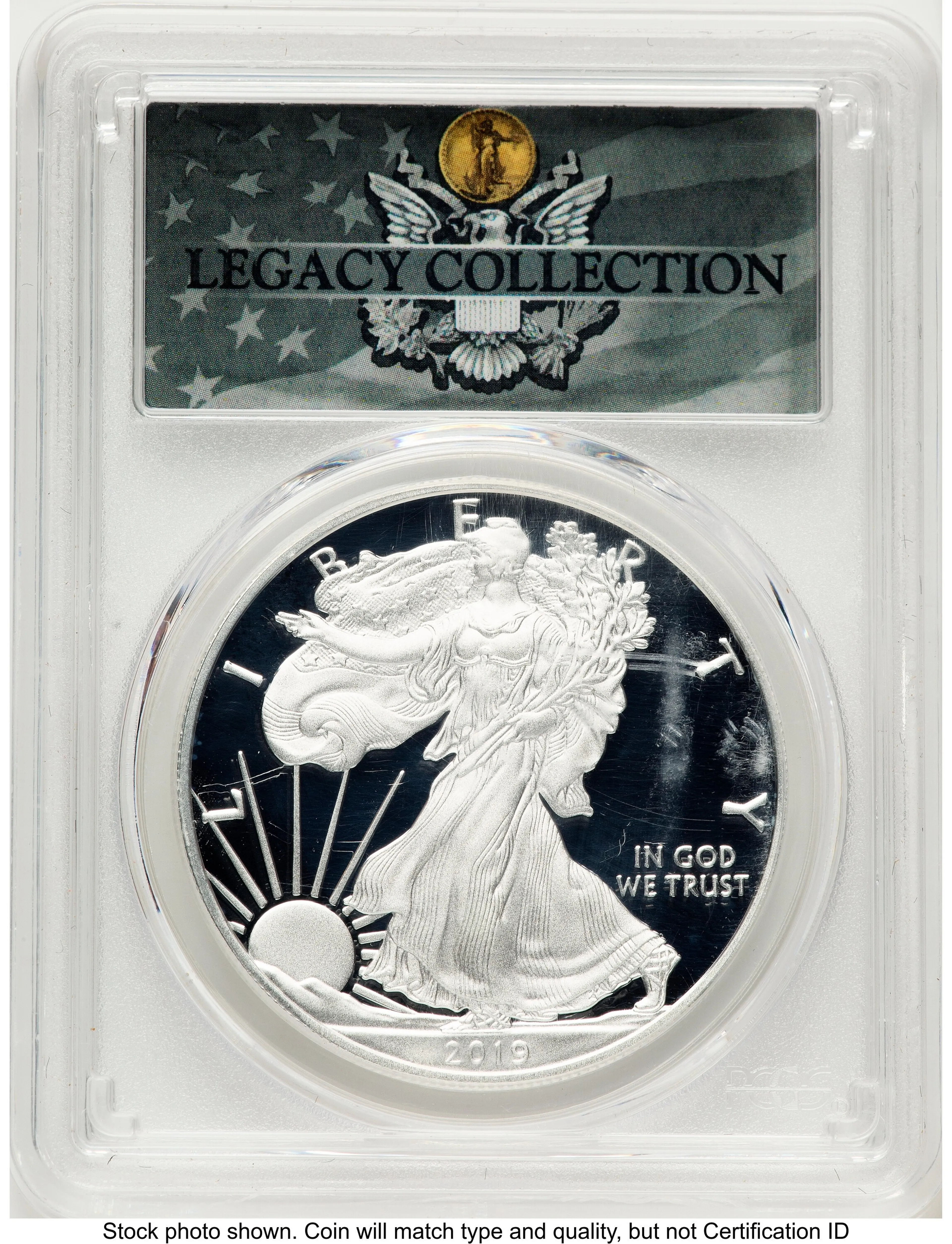 2019-W Proof Silver Eagle 1 oz Magnum Opus - Image 1