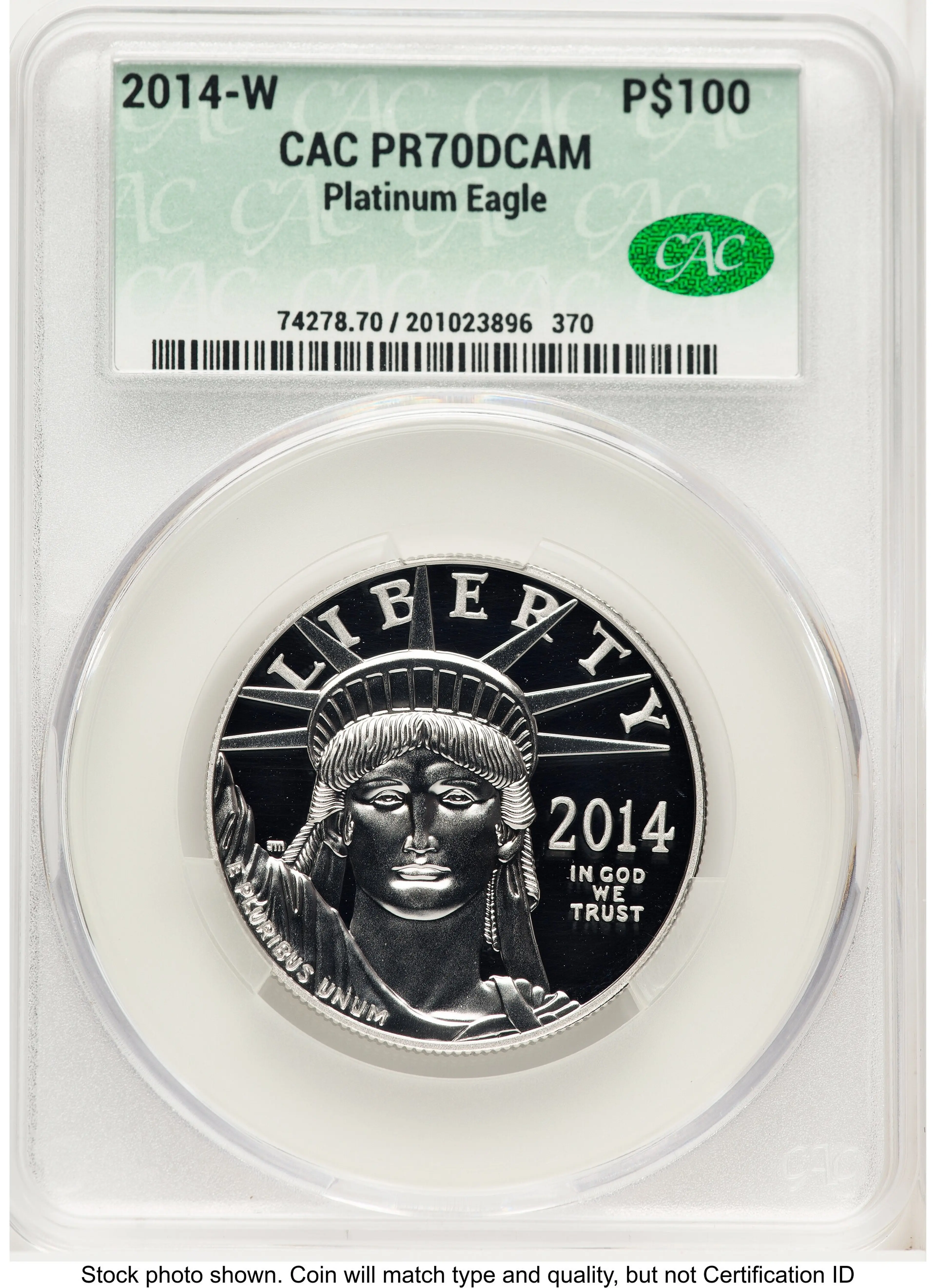 2014-W Proof Platinum Eagle 1 oz Non Designation