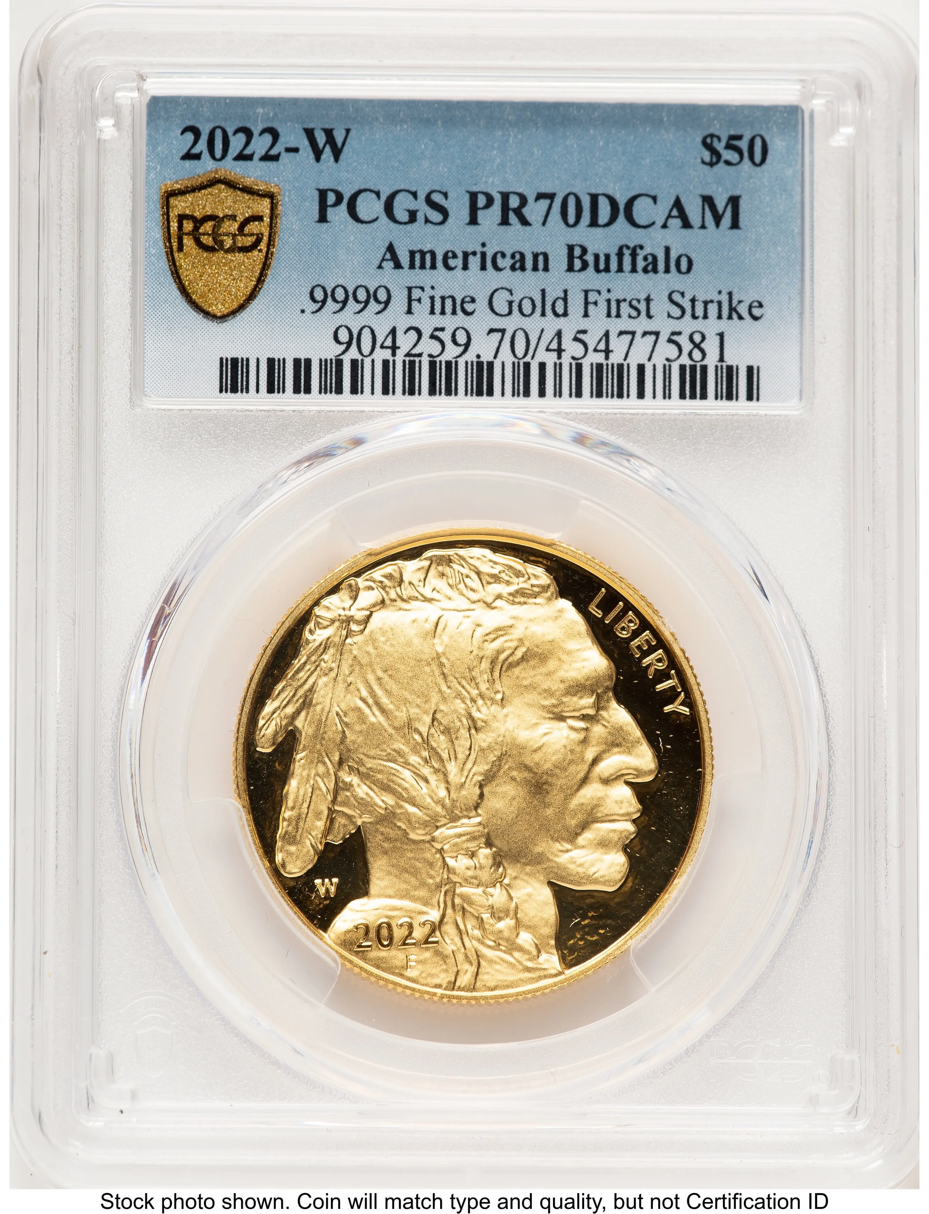 2022-W Proof Gold Buffalo 1 oz FS