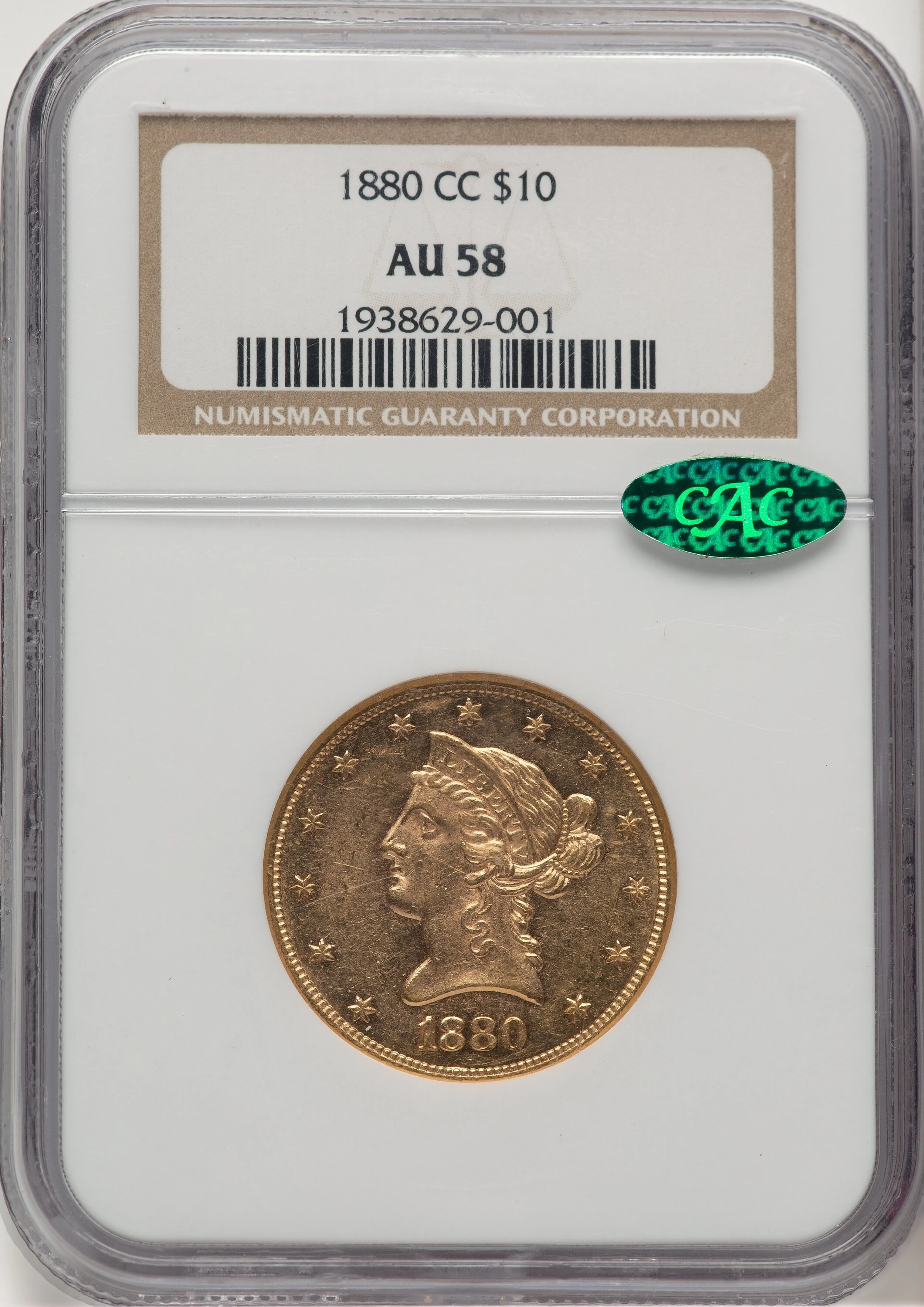 1880-CC $10 - Image 1