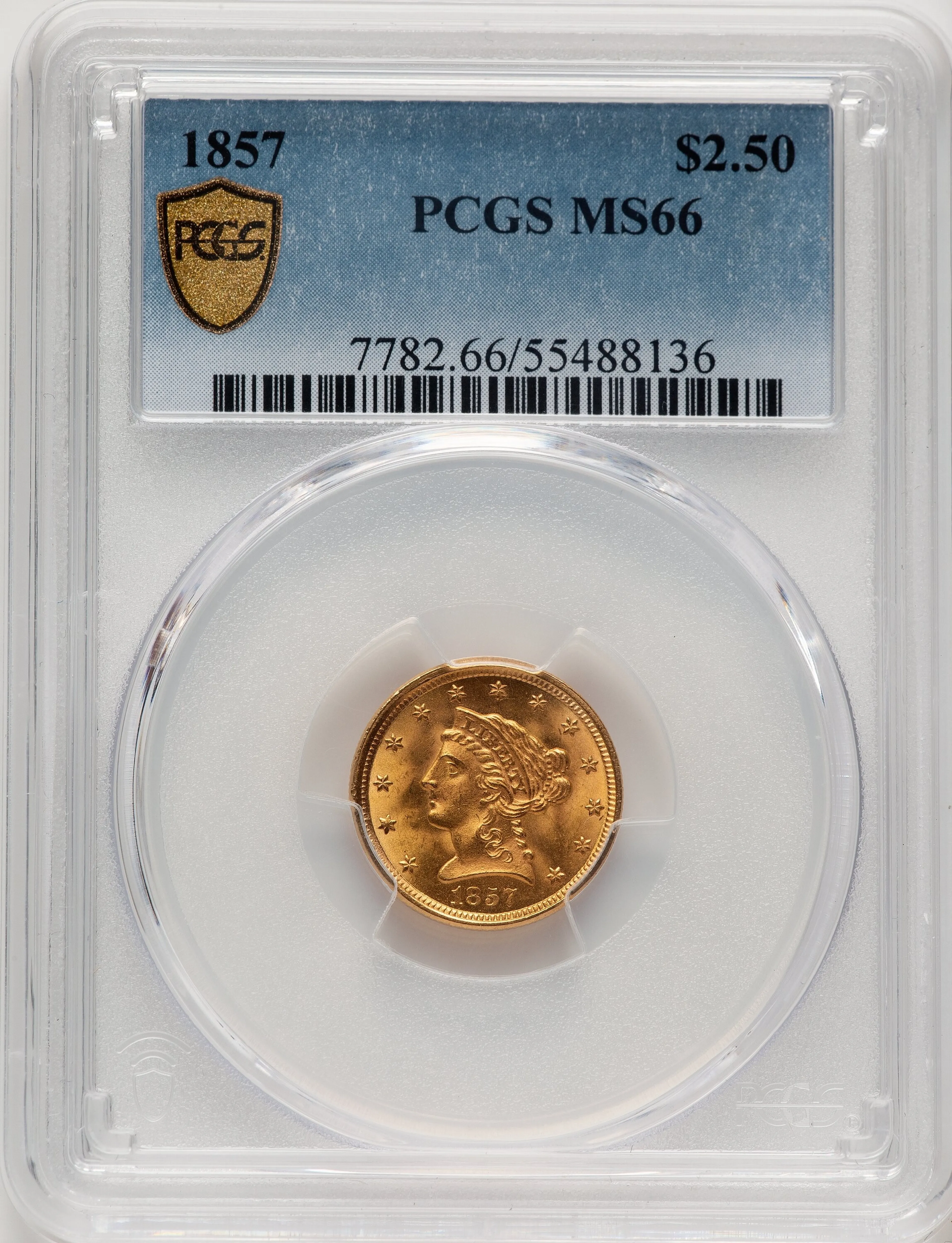 1857 $2 1/2 - Image 1