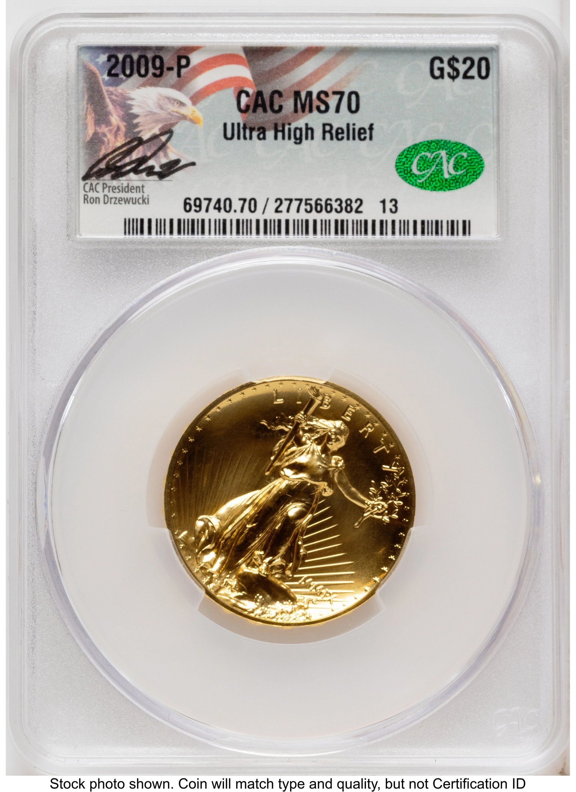2009 G$20 Ultra High Relief Ron Drzewucki
