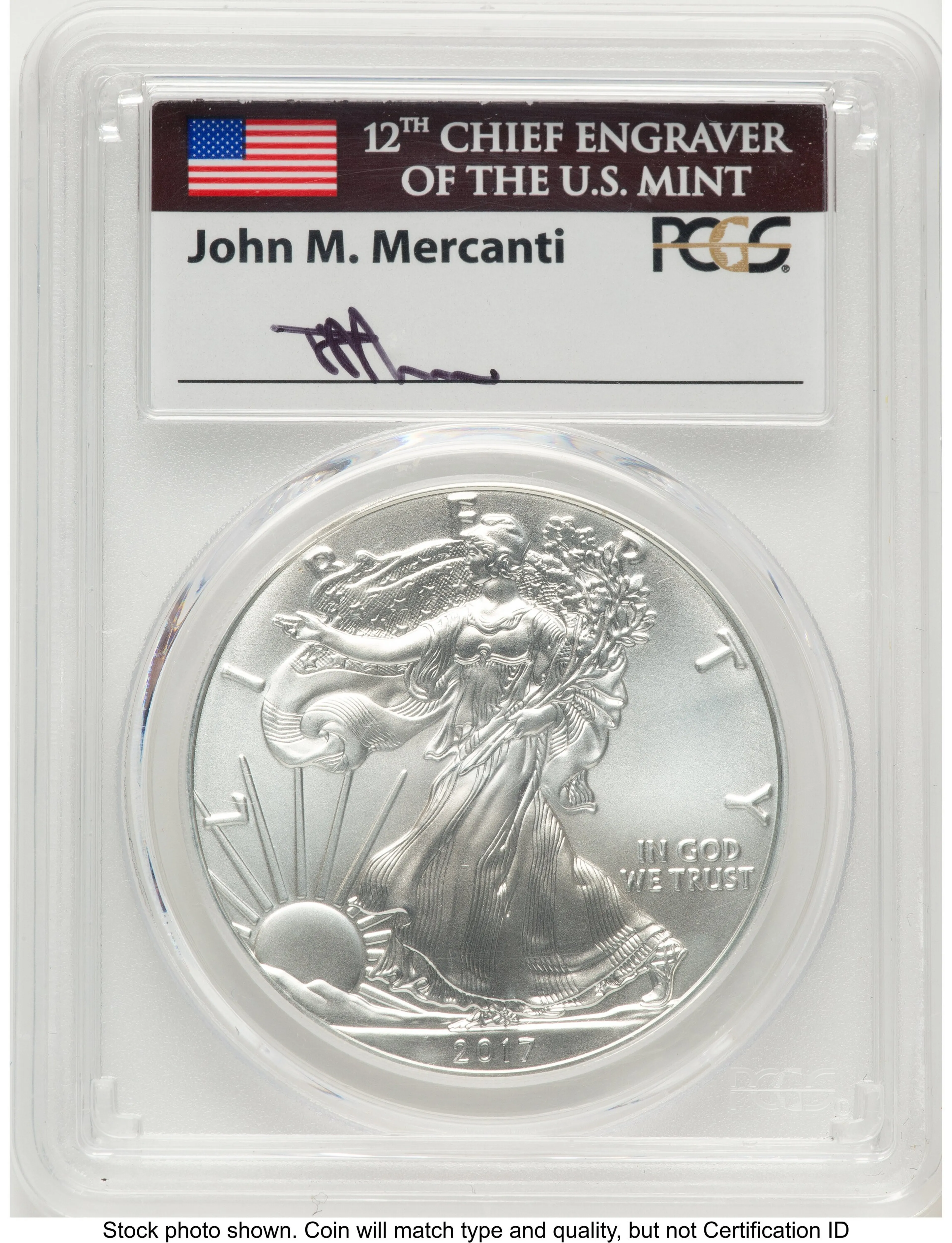 2017 Silver Eagle FDI John Mercanti - Image 1