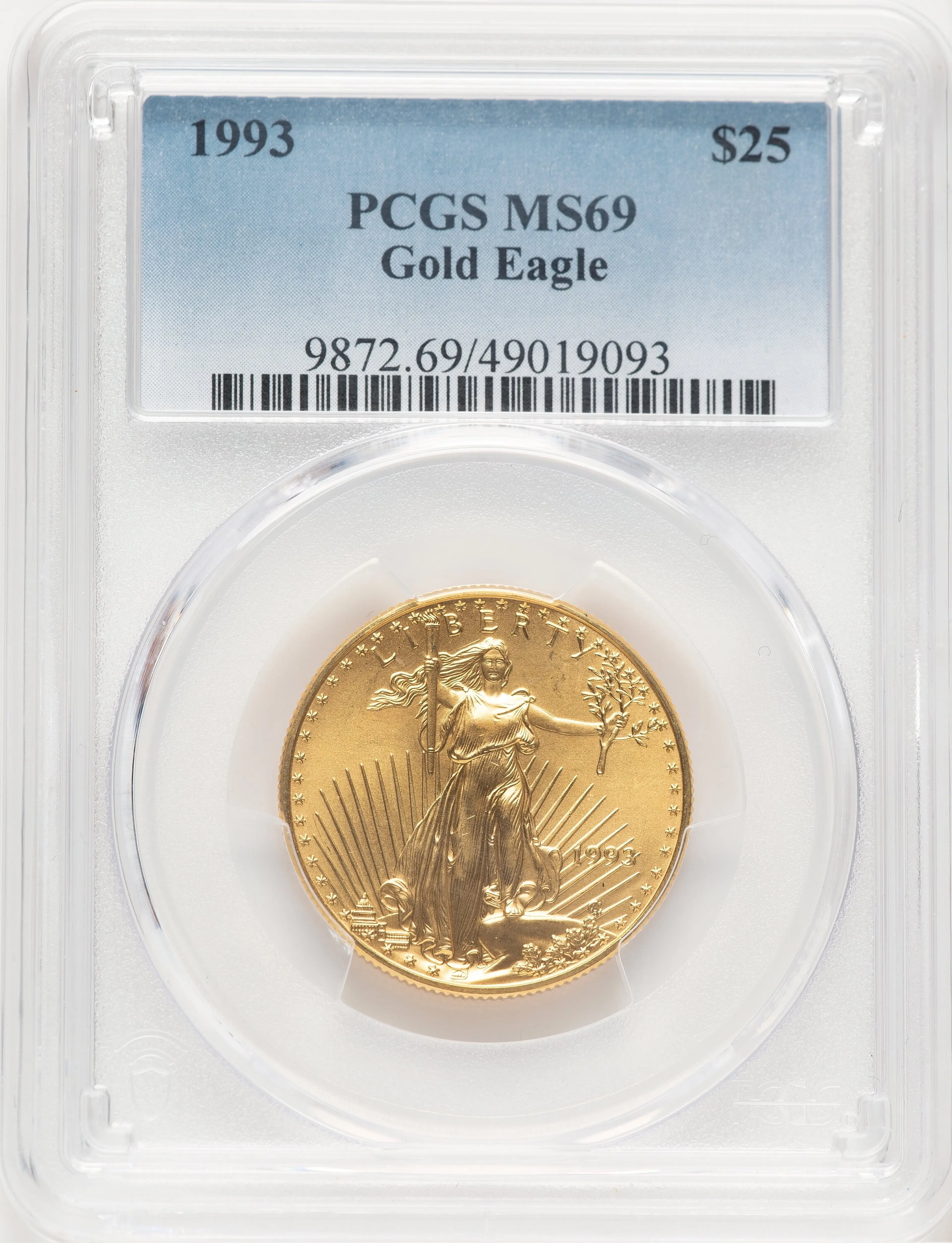 1993 Gold Eagle 1/2 oz