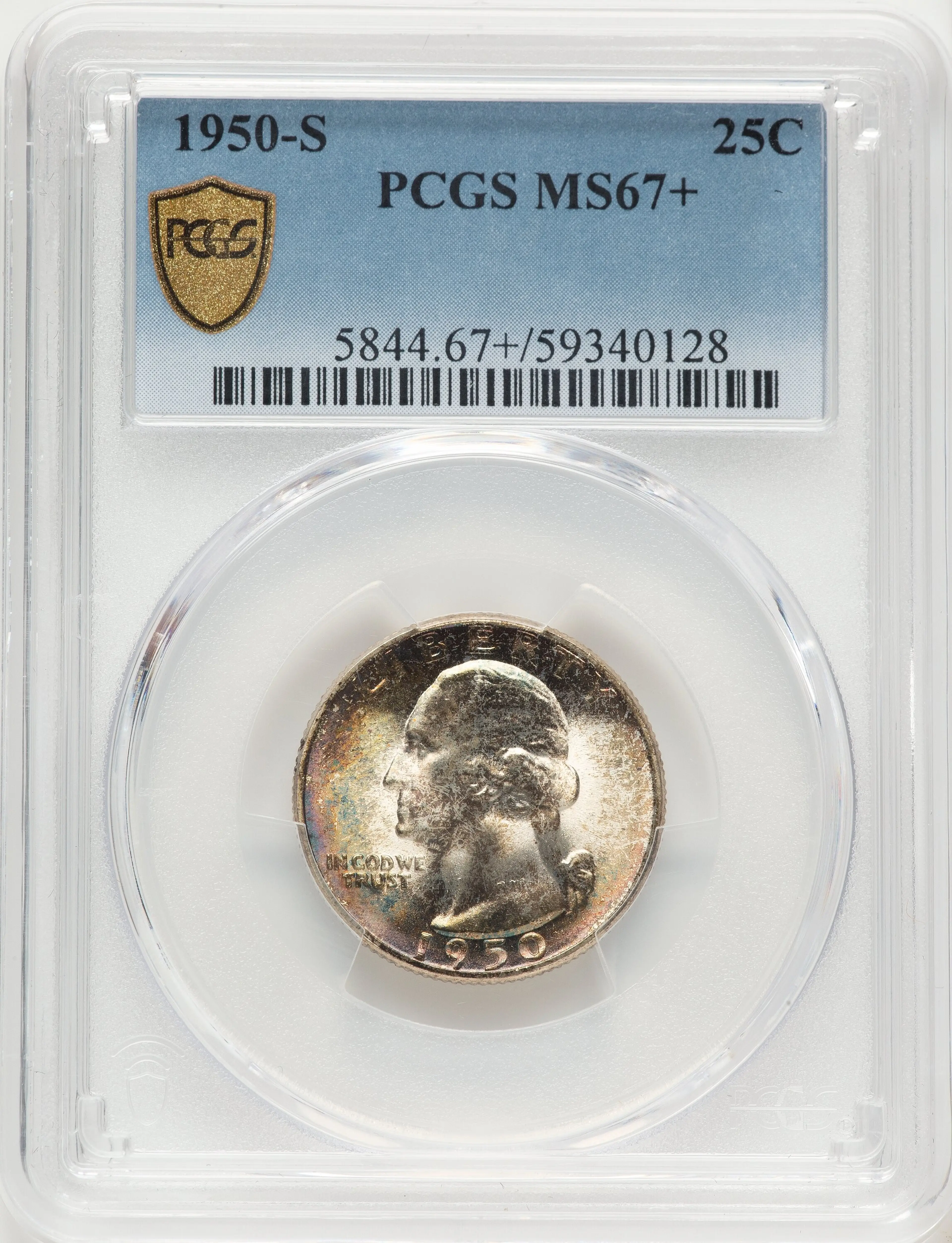 1950-S 25CPCGS Plus
