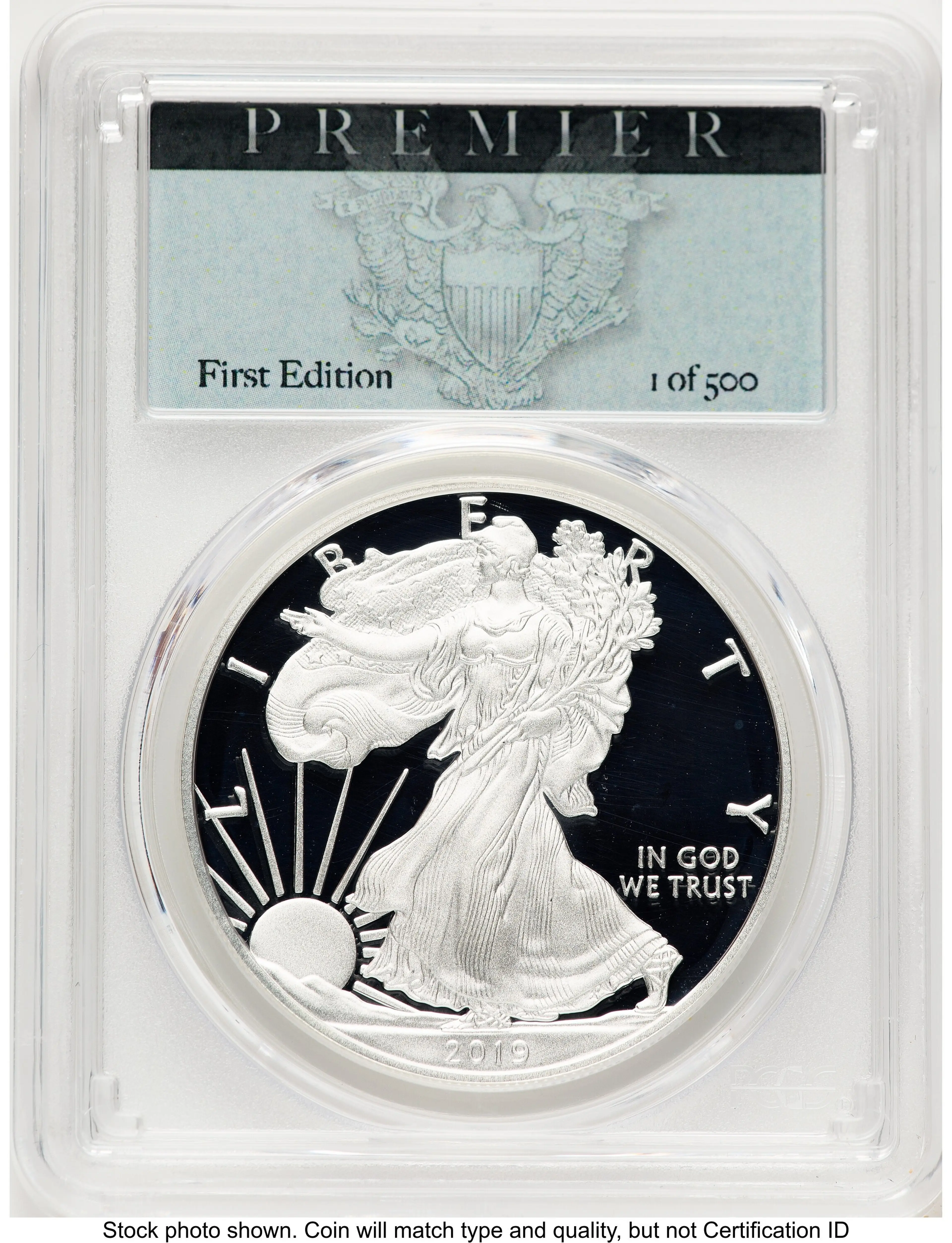 2019-W Proof Silver Eagle 1 oz Premier Label