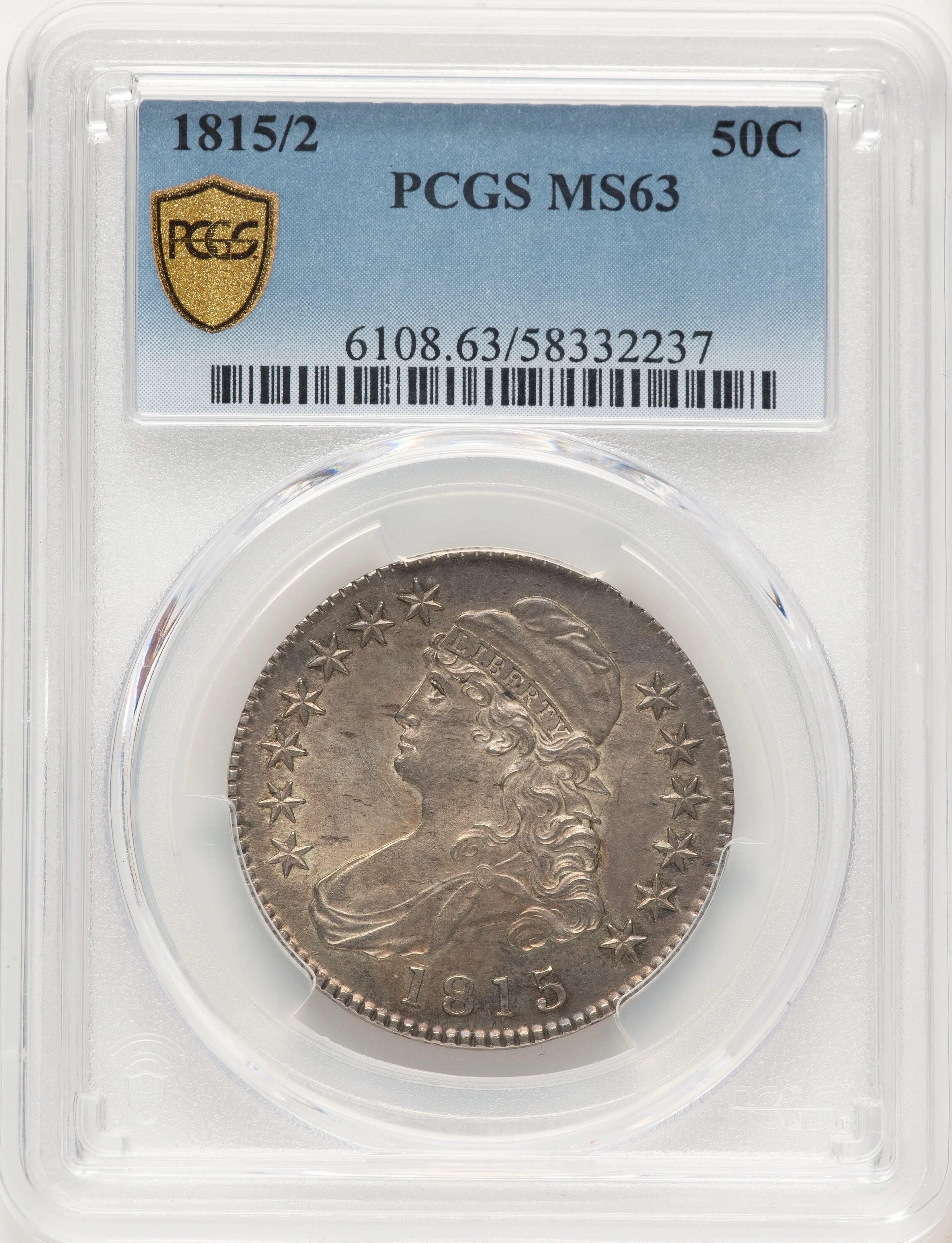 1815/2 50C, MS