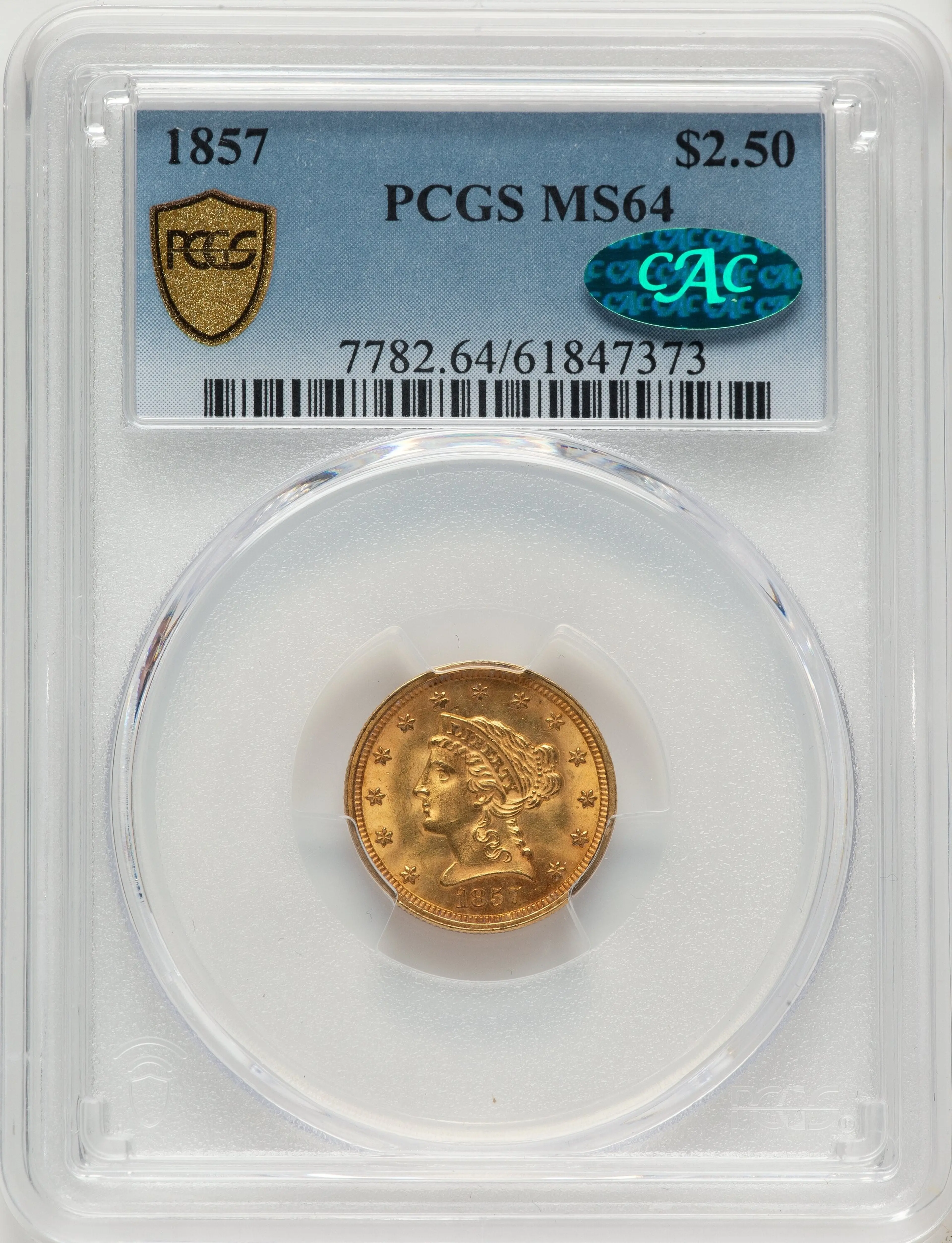 1857 $2 1/2