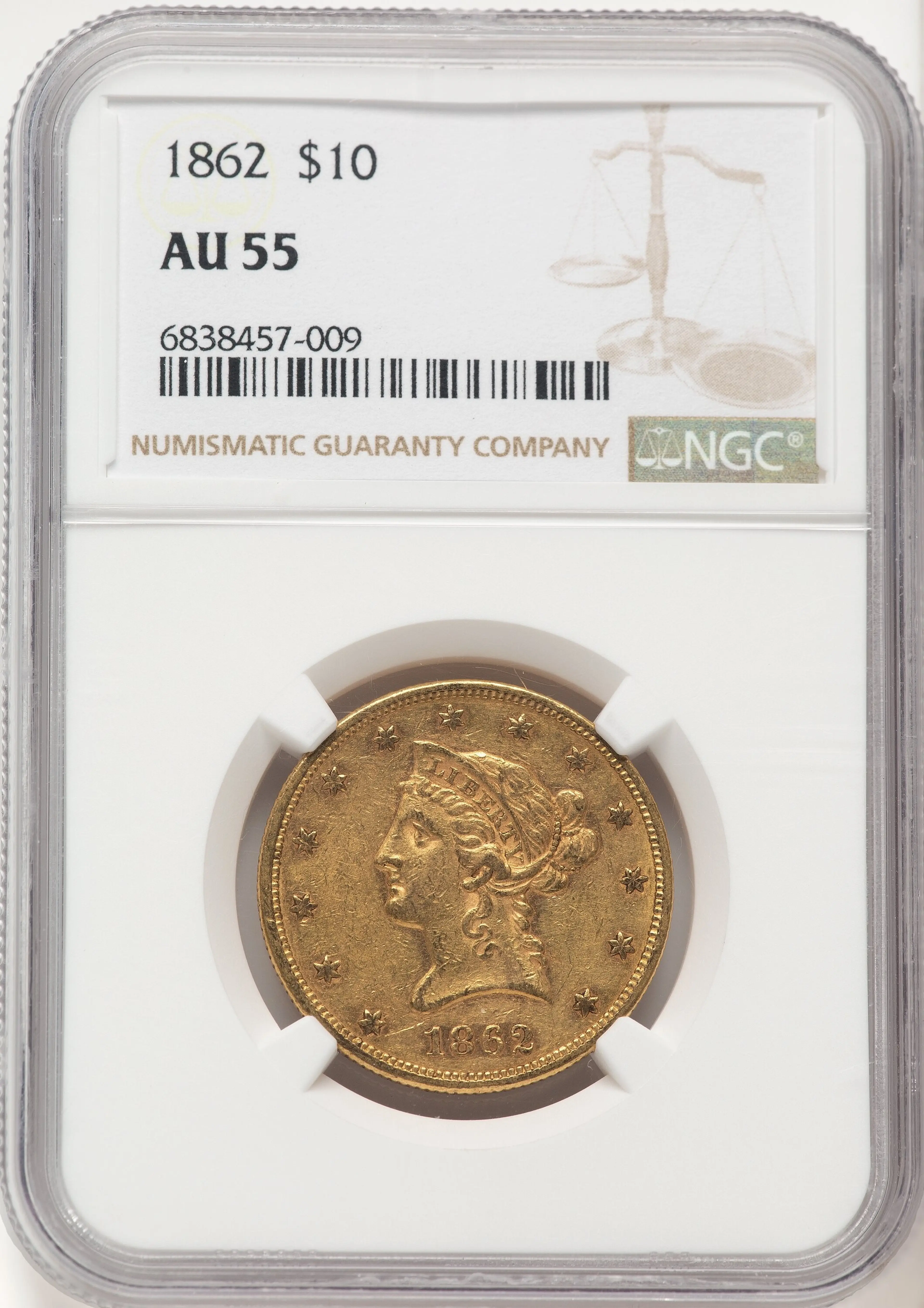 1862 $10