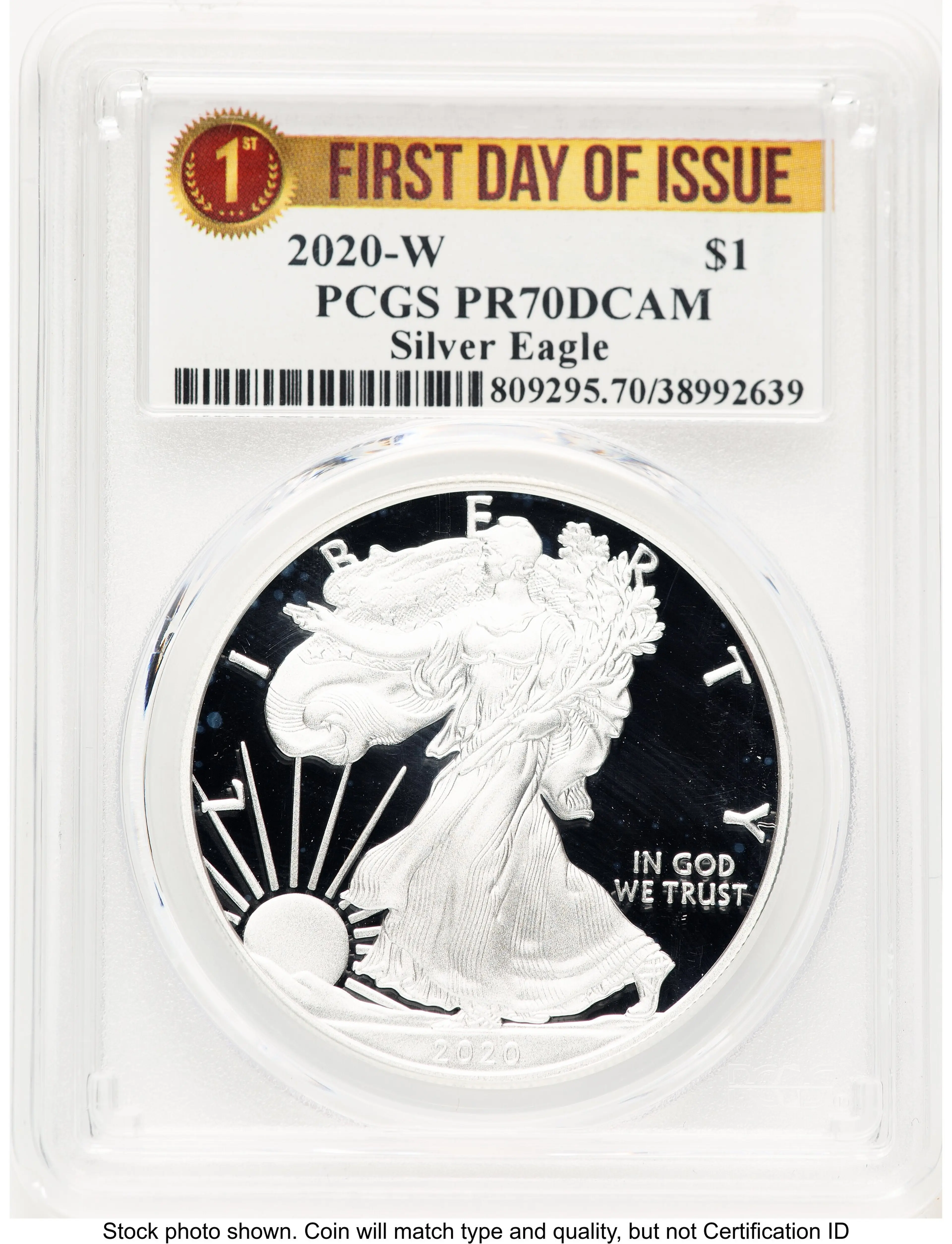 2020-W Proof Silver Eagle 1 oz FDI 1ST