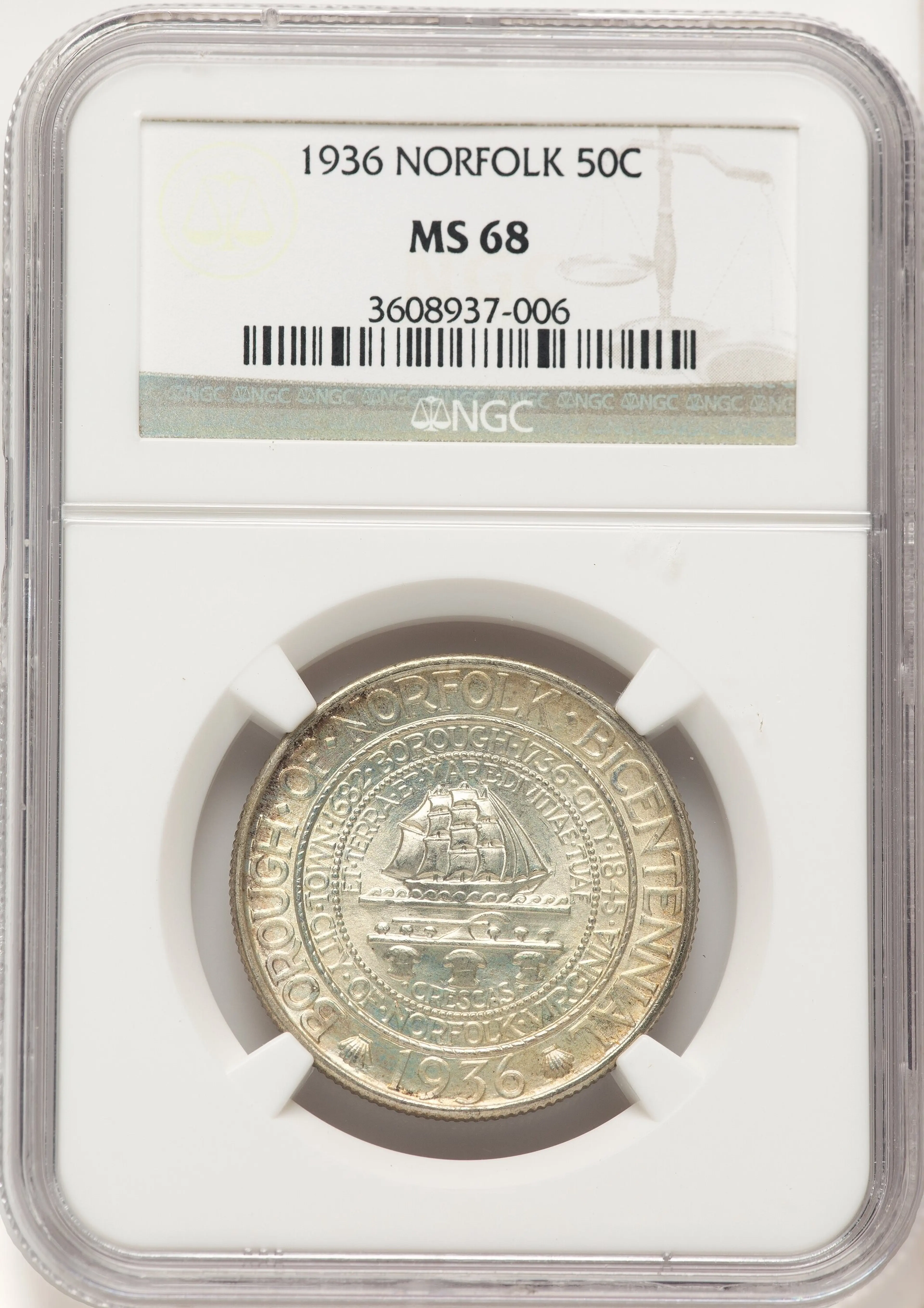 1936 50C Norfolk, MS