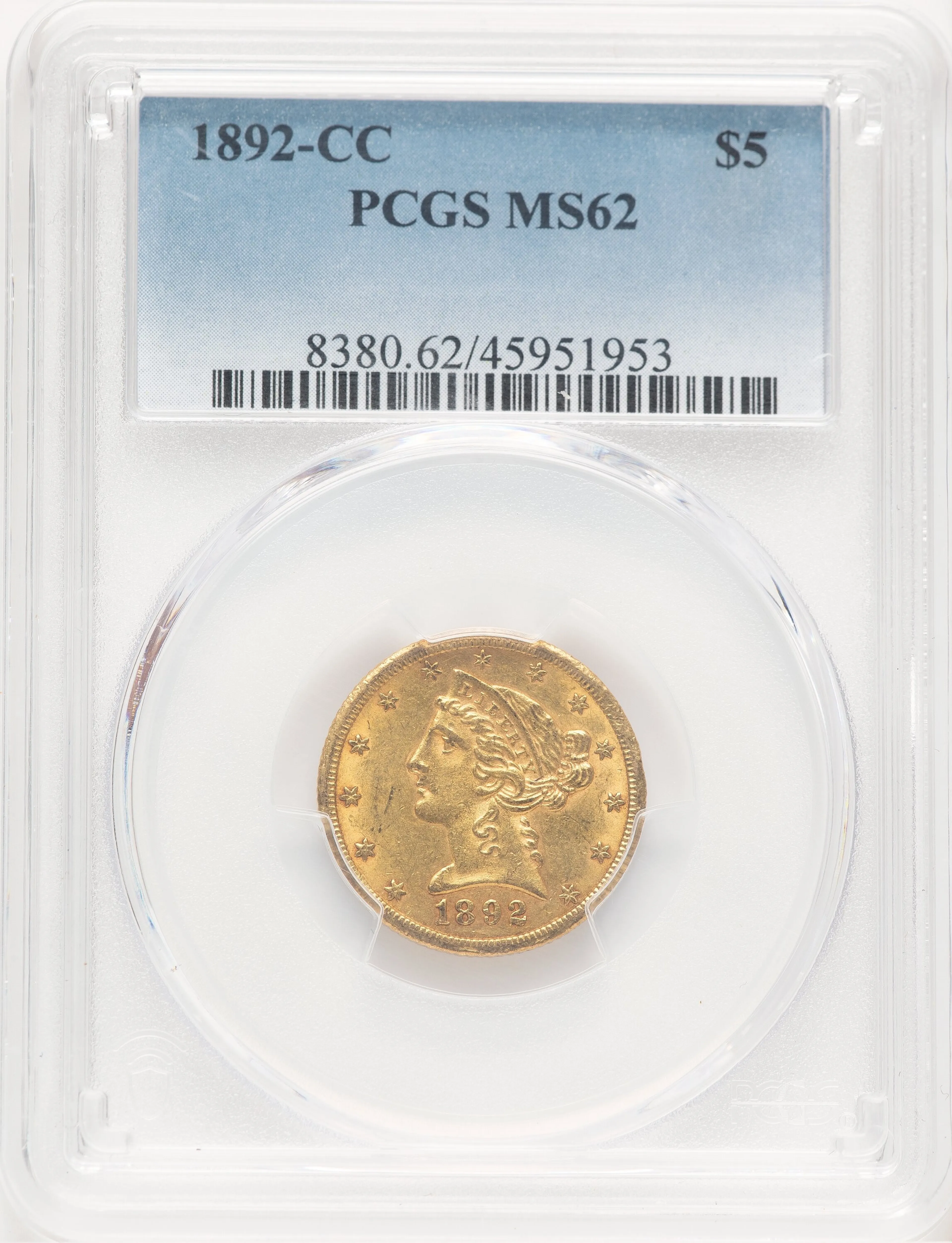 1892-CC $5 - Image 1